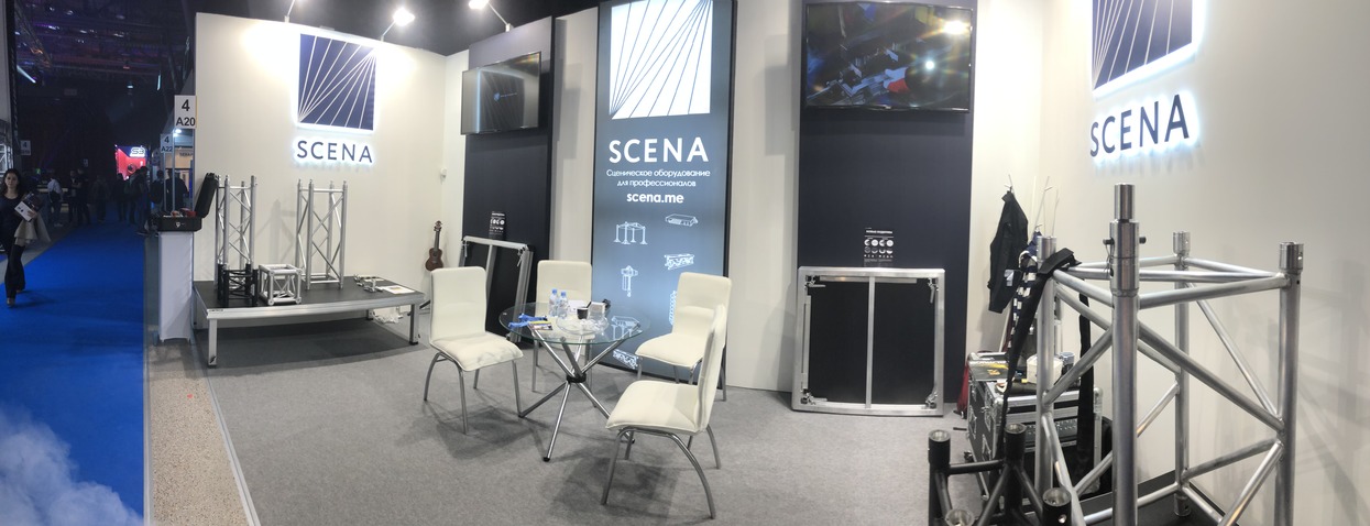 Компания SCENA на выставке Prolight+Sound NAMM Russia 2019